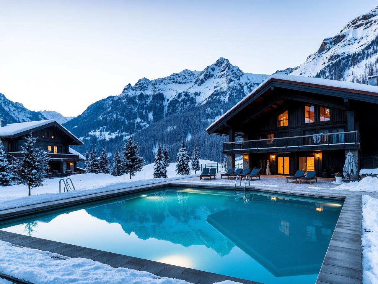 Engadin Alpine Winter hotel